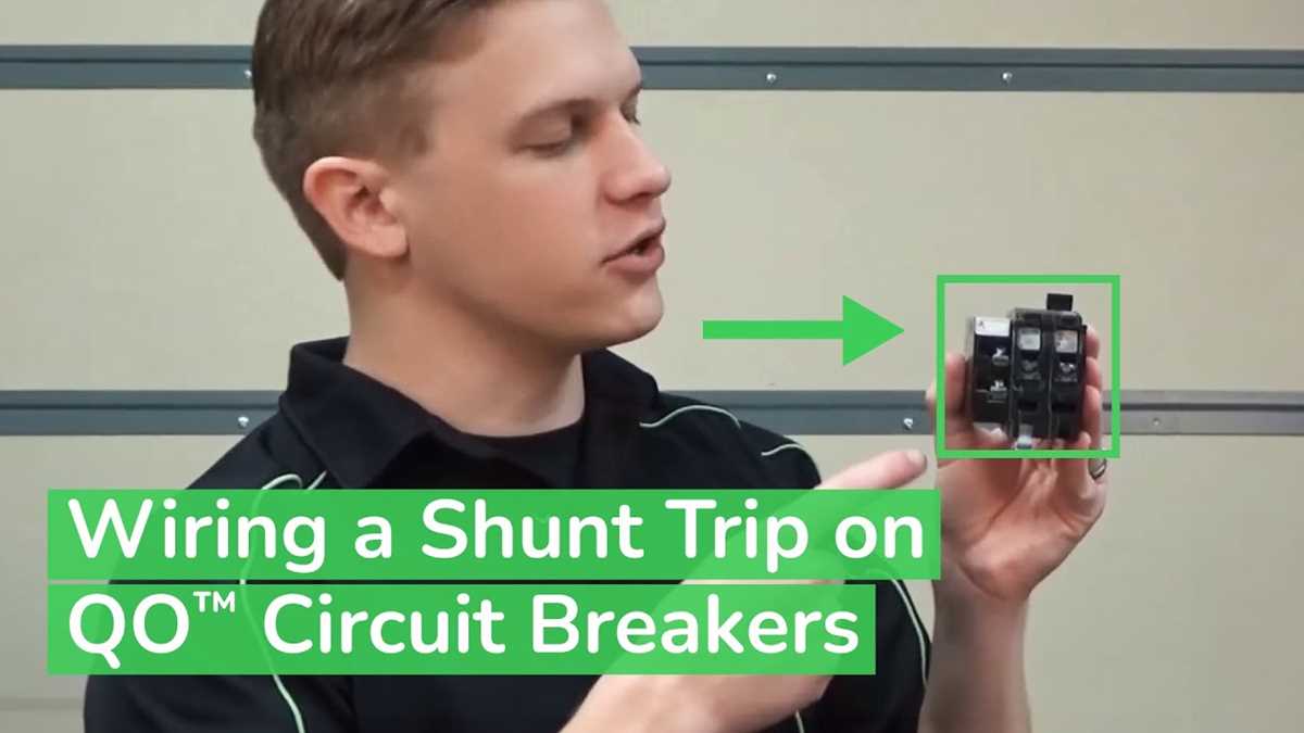 square d shunt trip circuit breaker wiring diagram