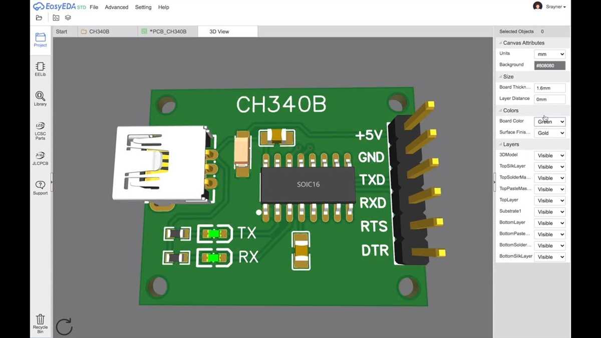 usb to serial converter circuit diagram