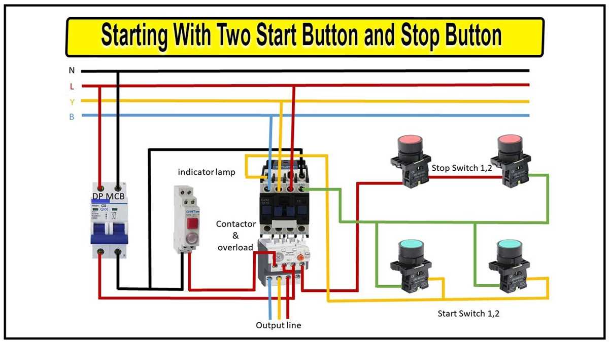 start stop circuit diagram