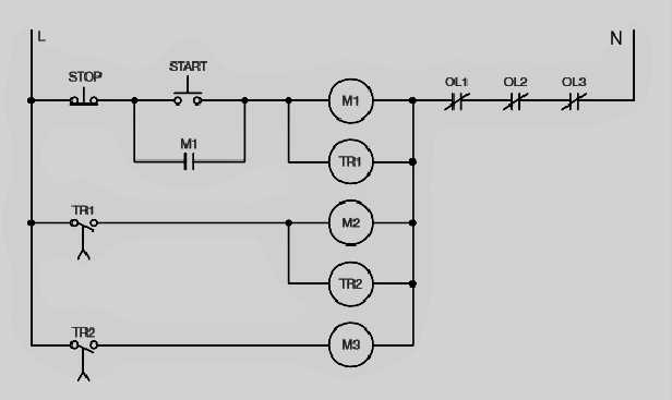 start stop circuit diagram