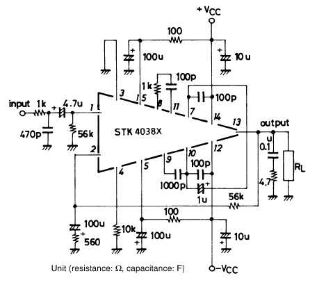 stk 2038 circuit diagram