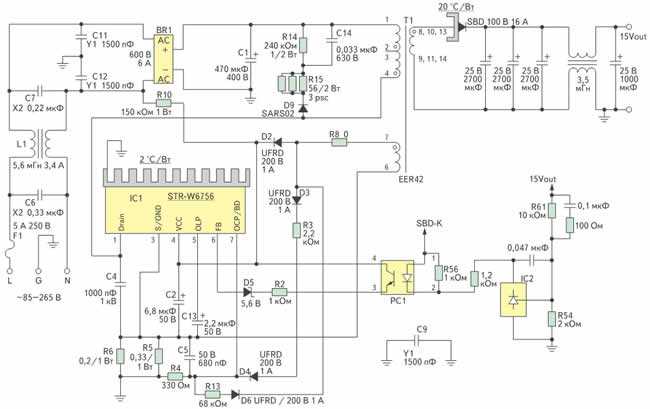 str w6753 schematic diagram