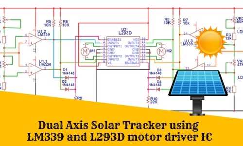 sun tracker circuit diagram