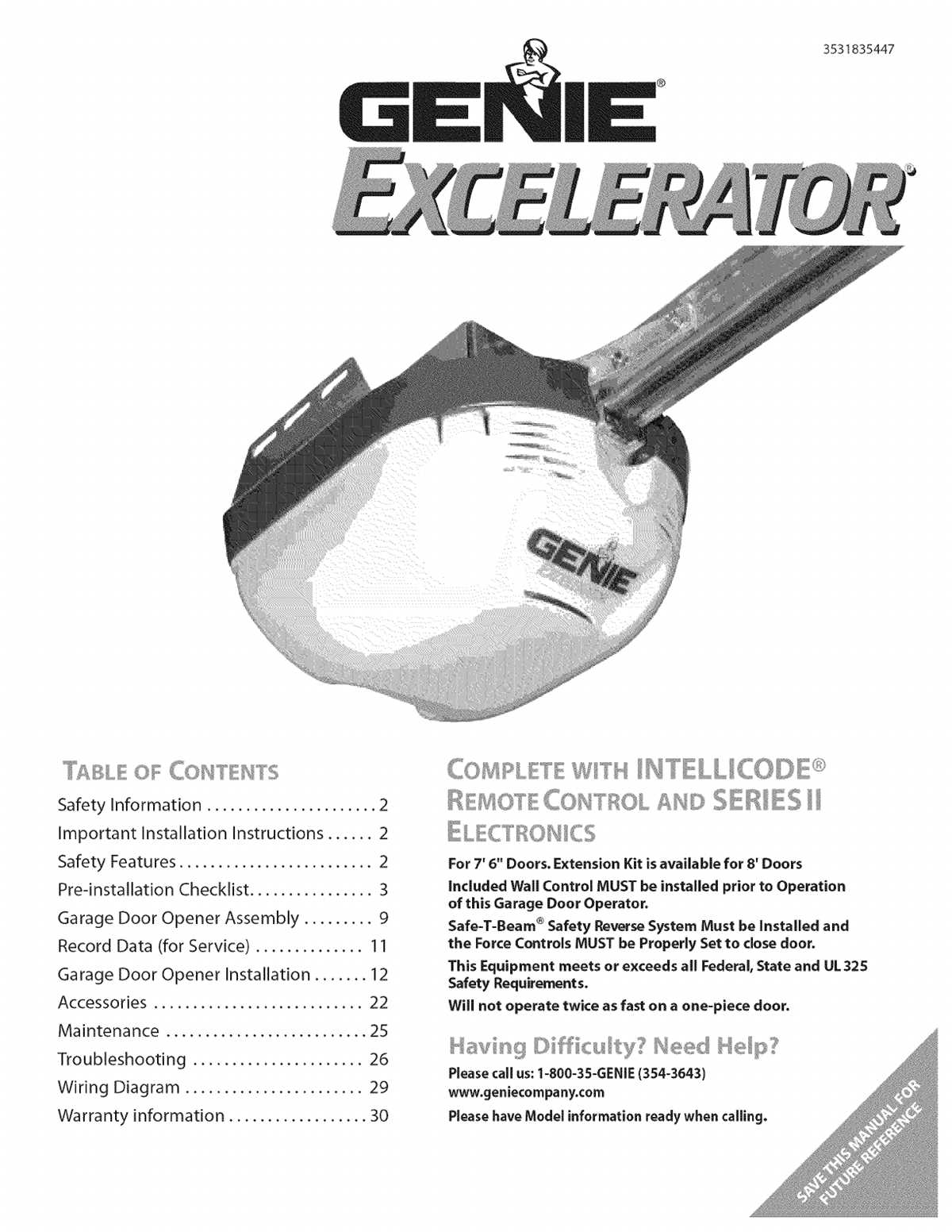 wiring diagram genie garage door opener