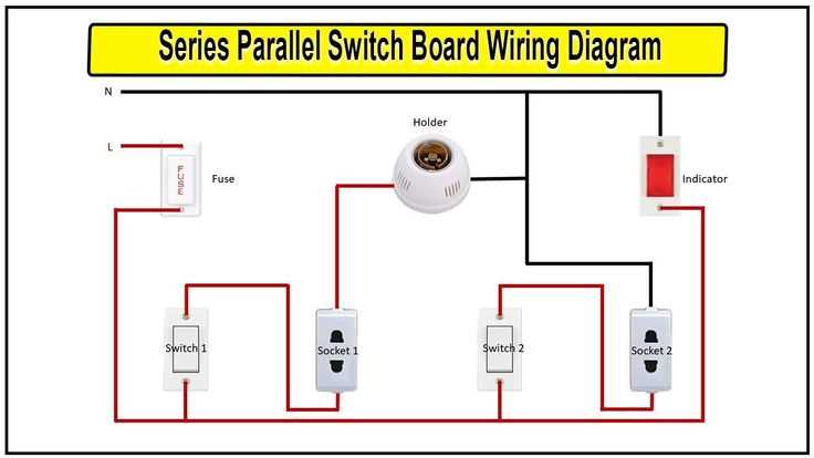 switch board circuit diagram