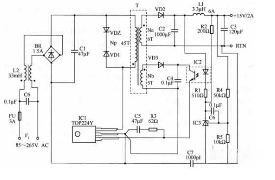 switching power supply circuit diagram switching power supply circuit diagram