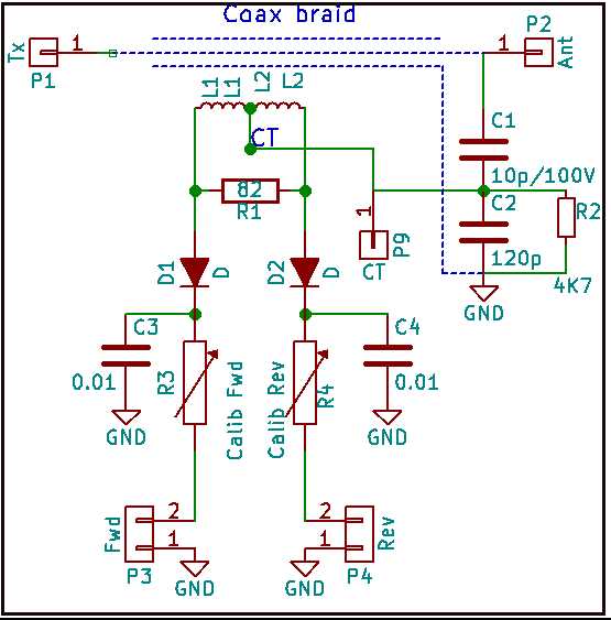 swr meter circuit diagram swr meter circuit diagram