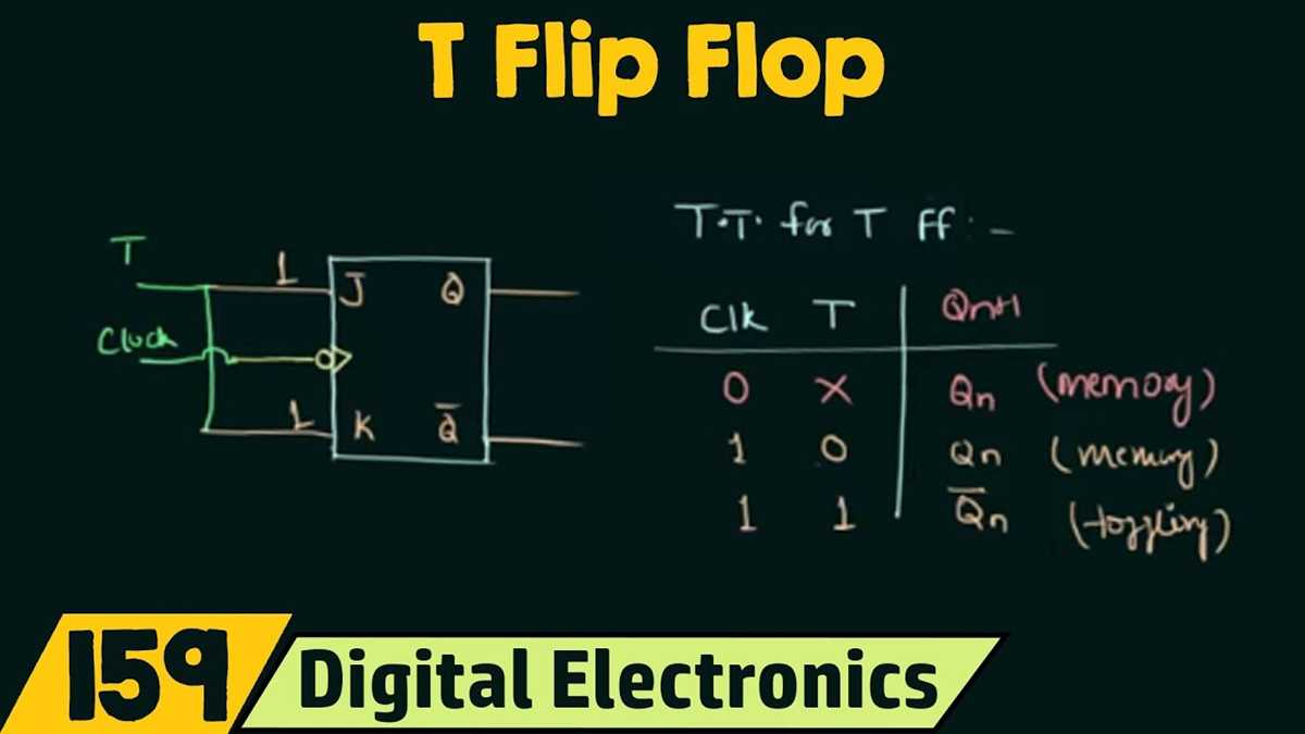 t flip flop circuit diagram