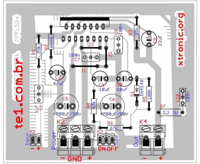 tda7294 amplifier circuit diagram