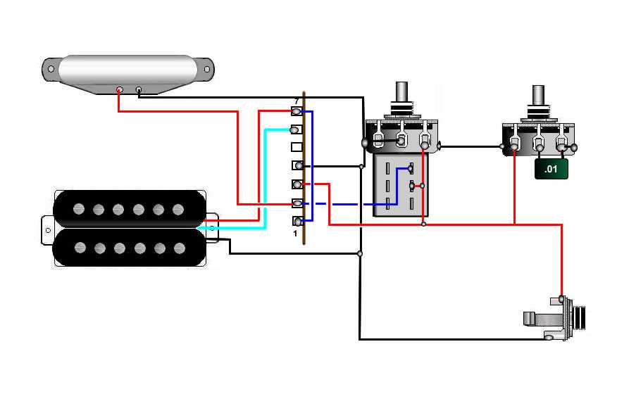 telecaster wiring diagram humbucker