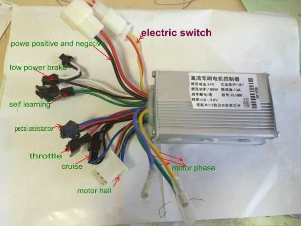 e scooter controller wiring diagram