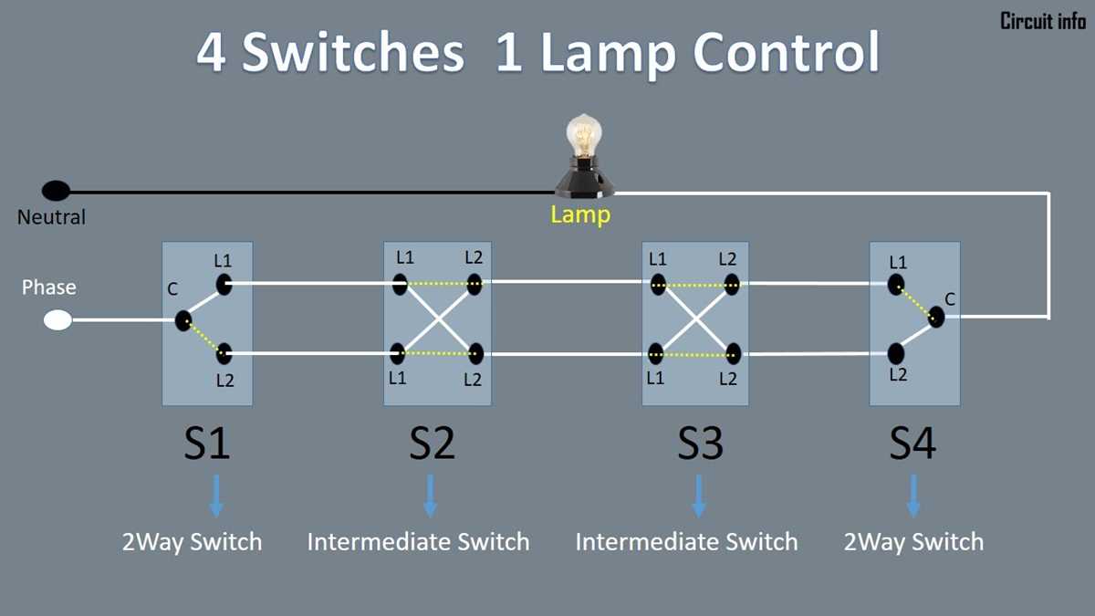 4 way switch wiring diagram light middle 4 way switch wiring diagram light middle