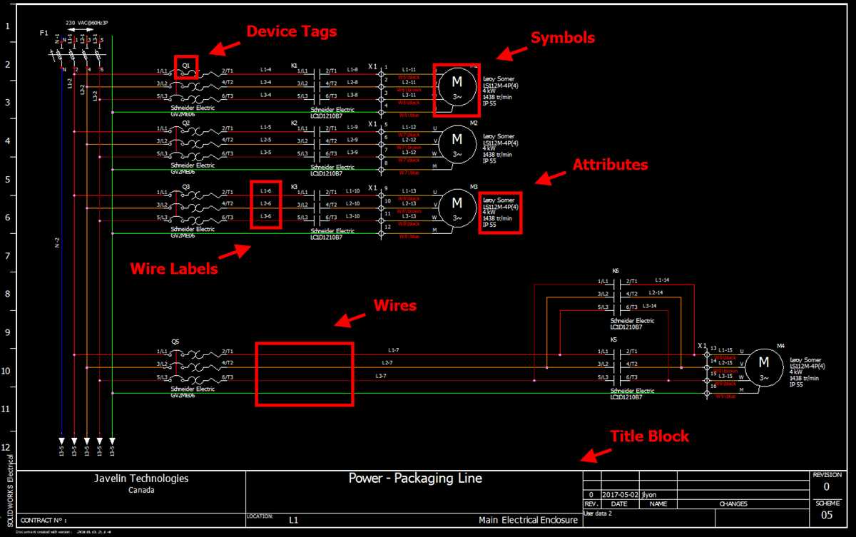 wiring diagrams based on a circuit schematic
