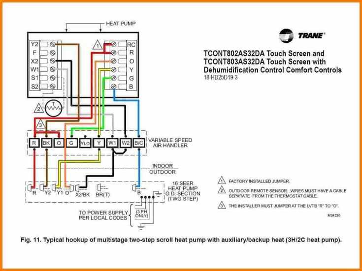 thermostat wiring diagram heat pump