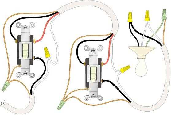 three way circuit diagram