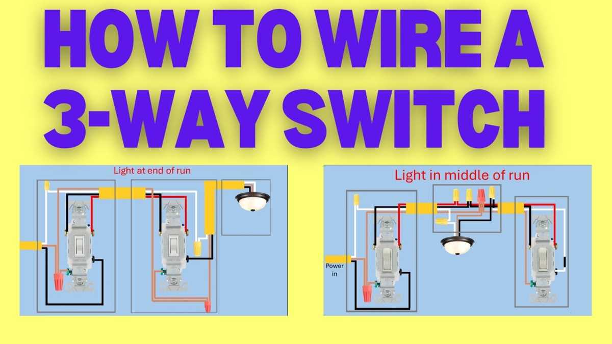 three way switch wiring diagram