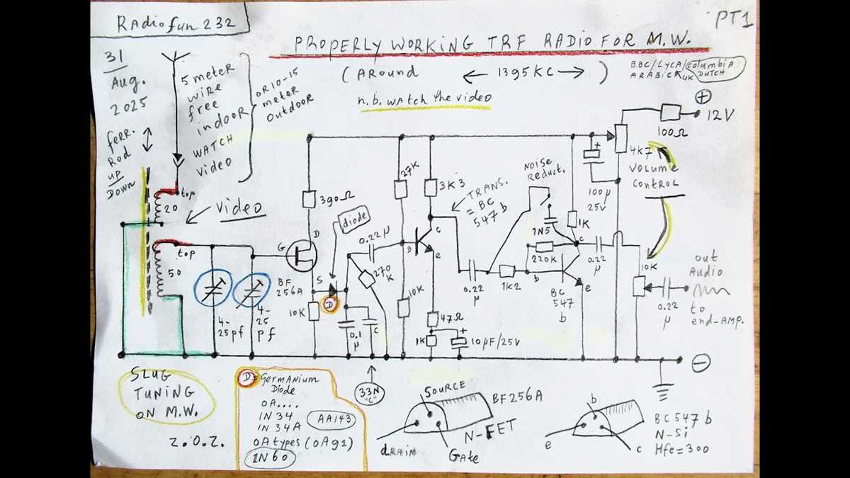 trf receiver circuit diagram trf receiver circuit diagram