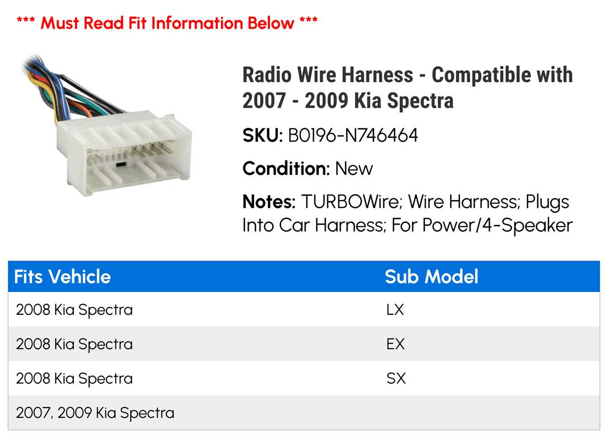 2007 kia spectra radio wiring diagram