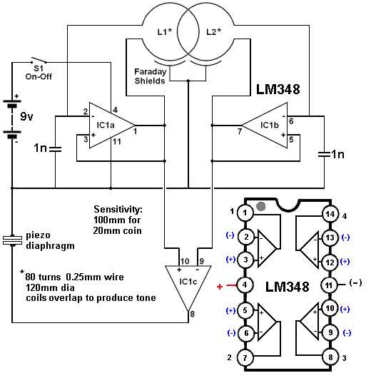 powerful metal detector circuit diagram powerful metal detector circuit diagram