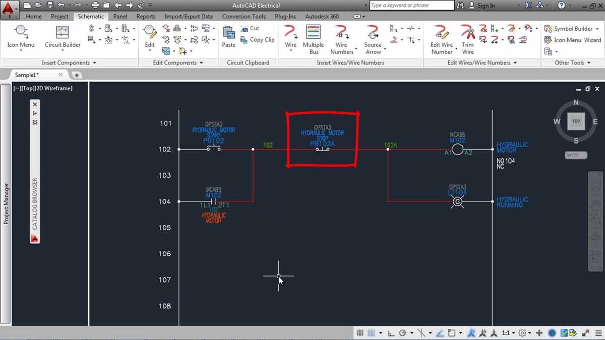 how to draw a circuit diagram in autocad