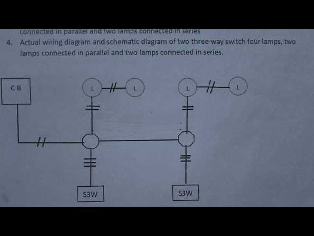 draw a schematic diagram with four lights in parallel draw a schematic diagram with four lights in parallel