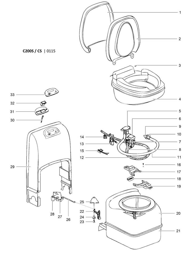 toilet seat diagram schematic