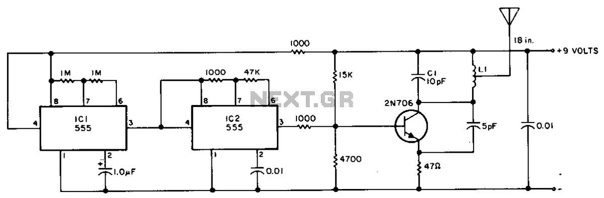toy car remote control circuit diagram
