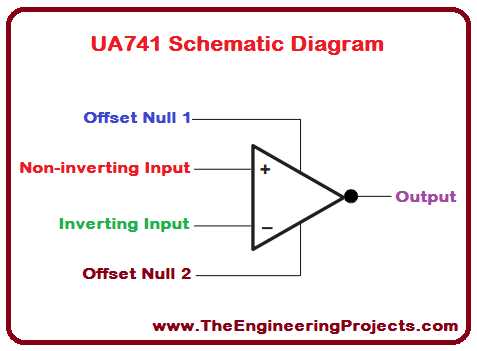 ua741 circuit diagram