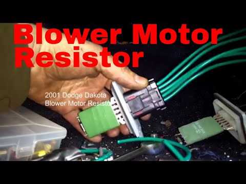 2002 dodge dakota blower motor resistor wiring diagram