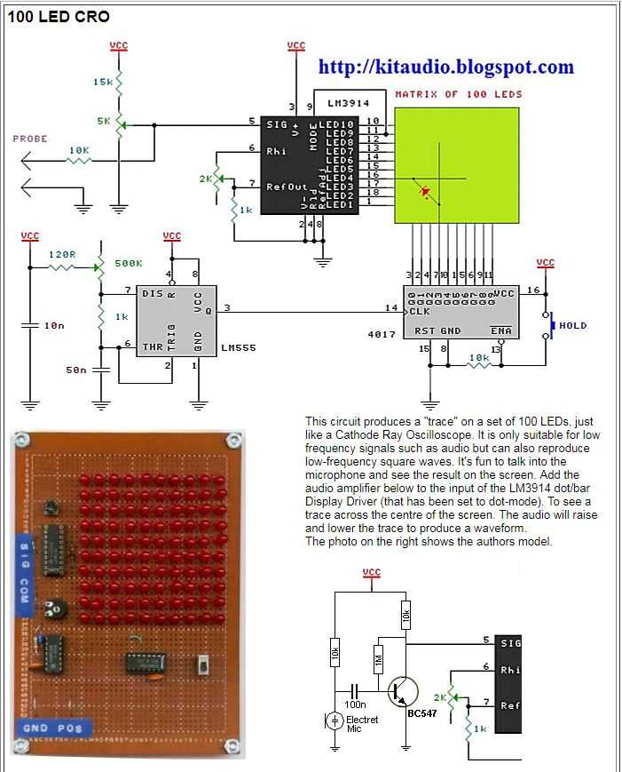 simple oscilloscope circuit diagram