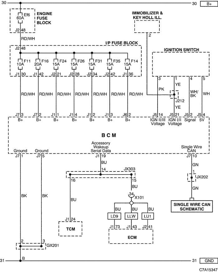 2007 chevy tahoe bcm wiring diagram