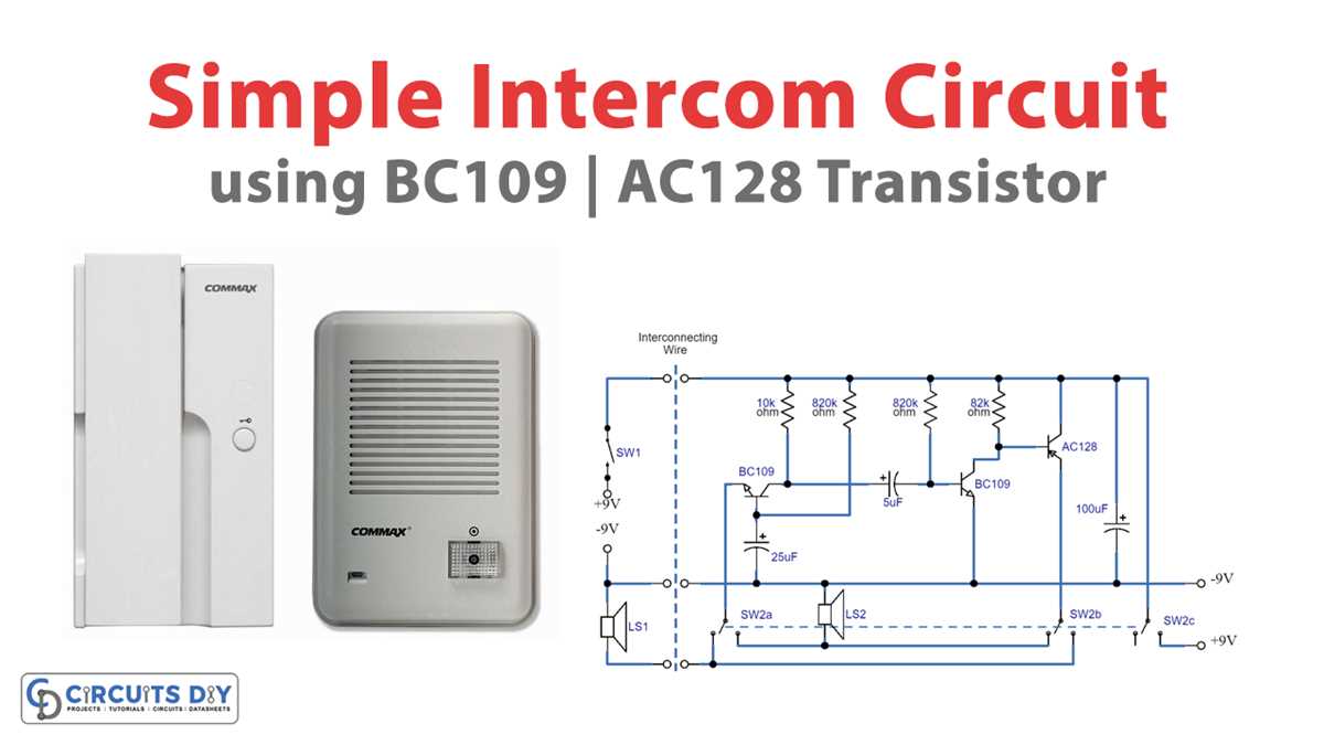 two way intercom circuit diagram