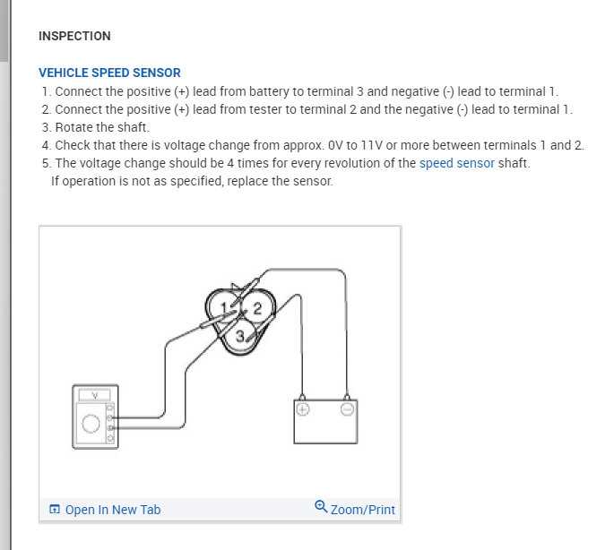 wiring diagram for speedometer