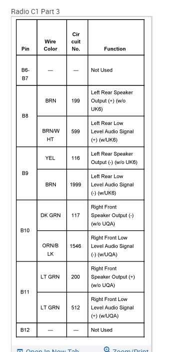 2002 buick century radio wiring diagram