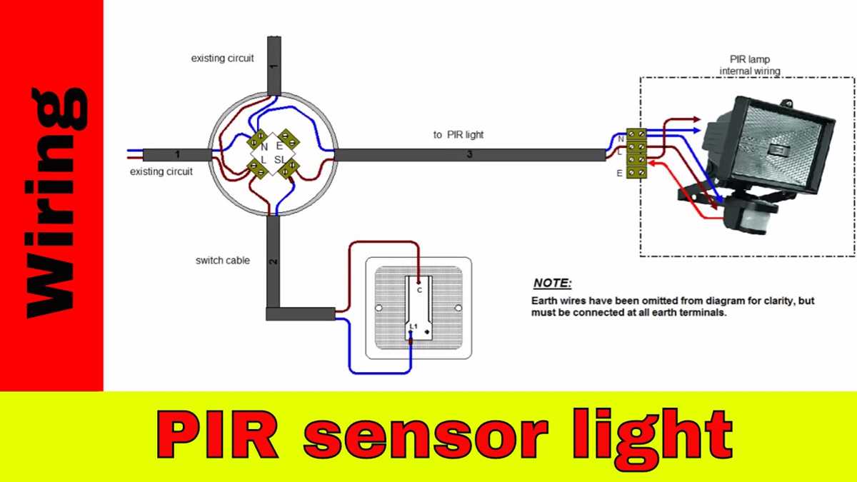 pir lighting circuit diagram