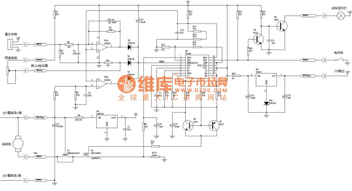schematic diagram of a bicycle