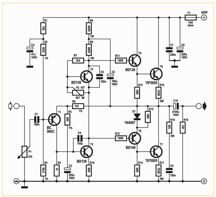 50 watt amplifier circuit diagram 50 watt amplifier circuit diagram