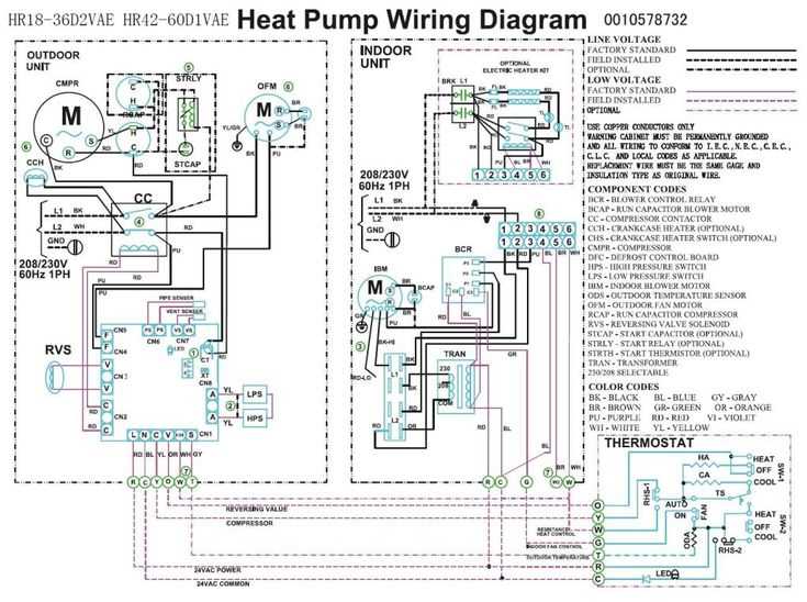 trane heat pump thermostat wiring diagram