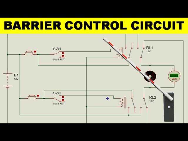 schematic barrier gate wiring diagram