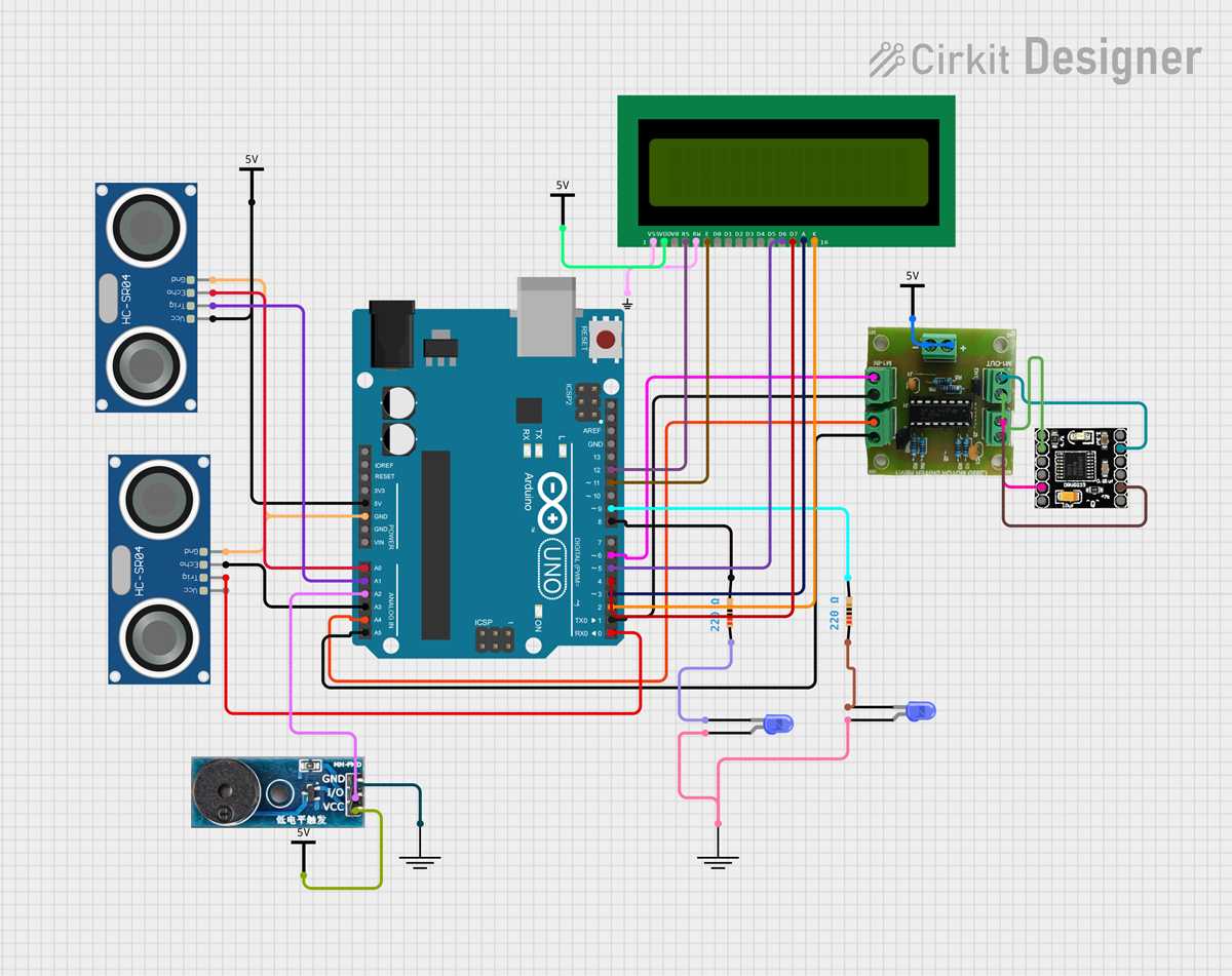 ultrasonic range finder circuit diagram