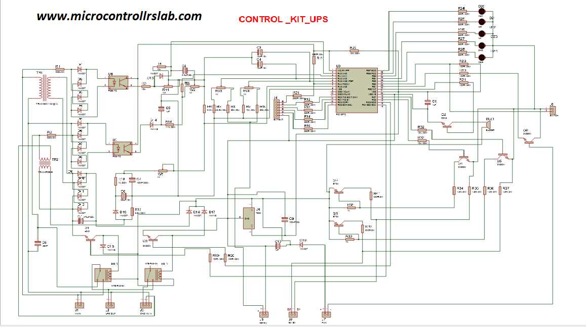 ups system schematic diagram