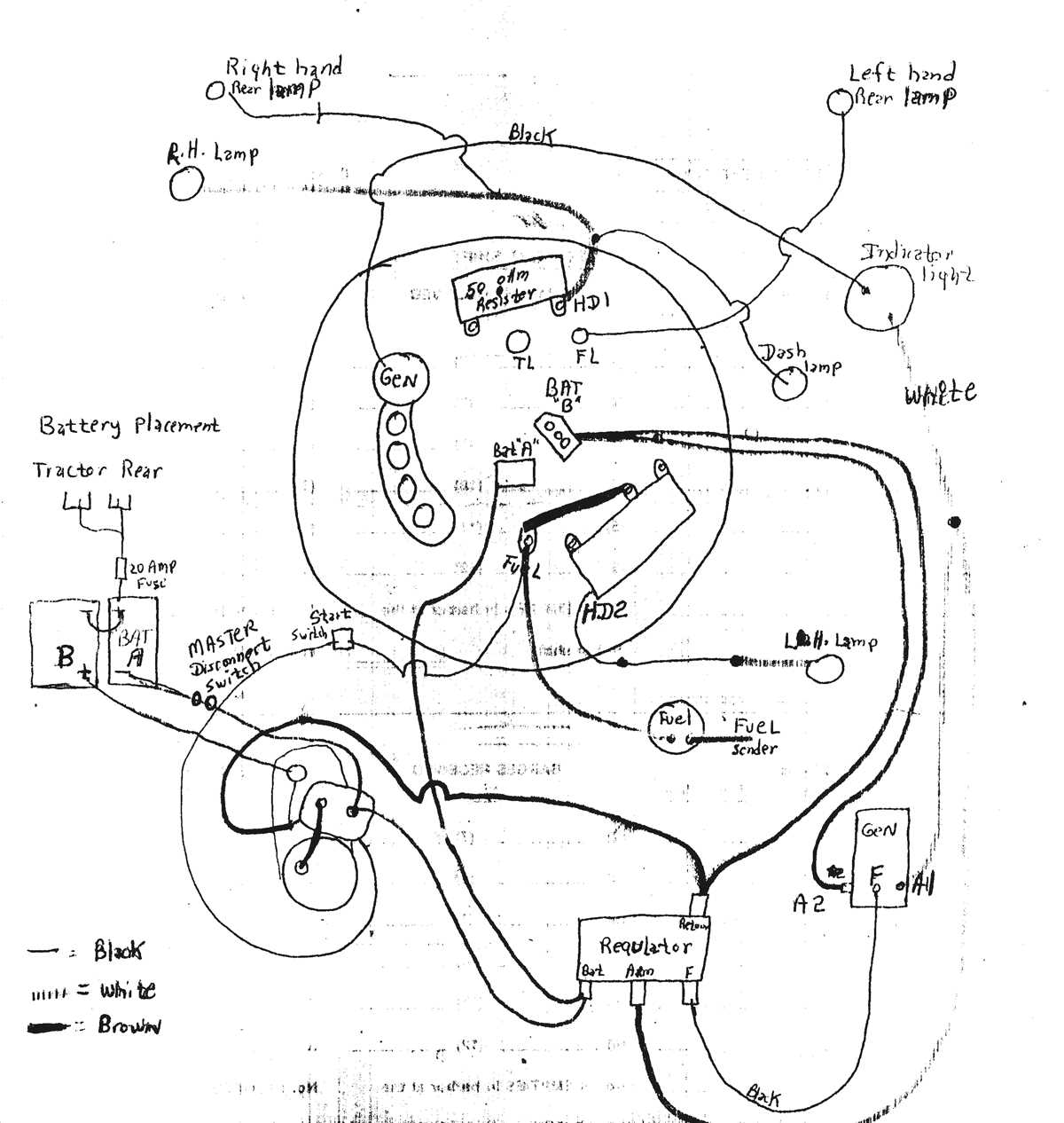 john deere a tractor wiring diagram john deere a tractor wiring diagram