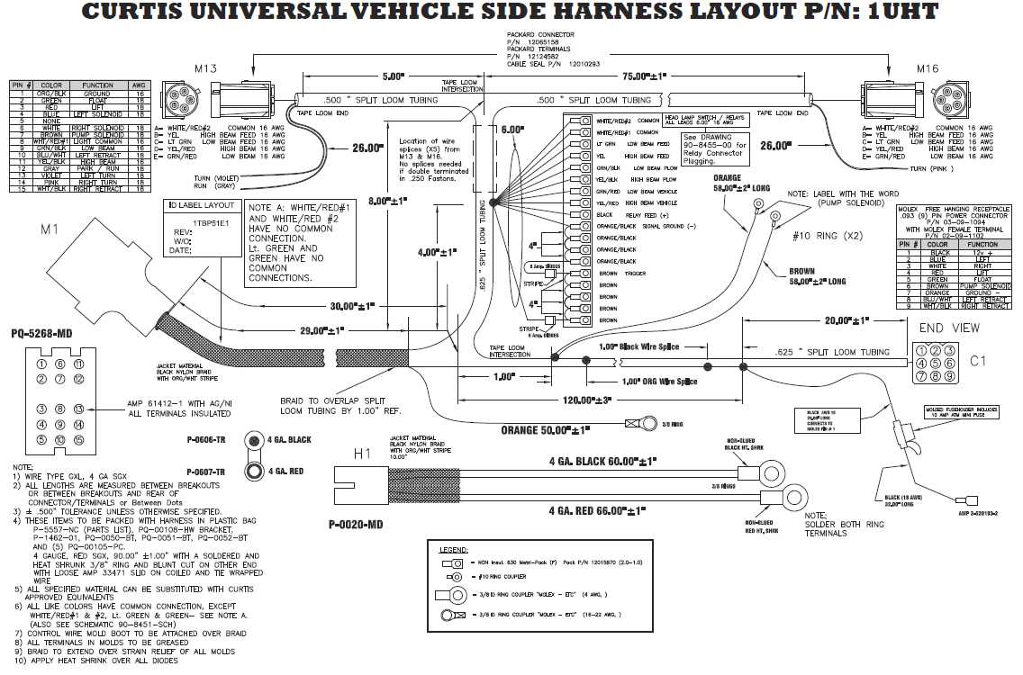 wiring diagram for western snow plow