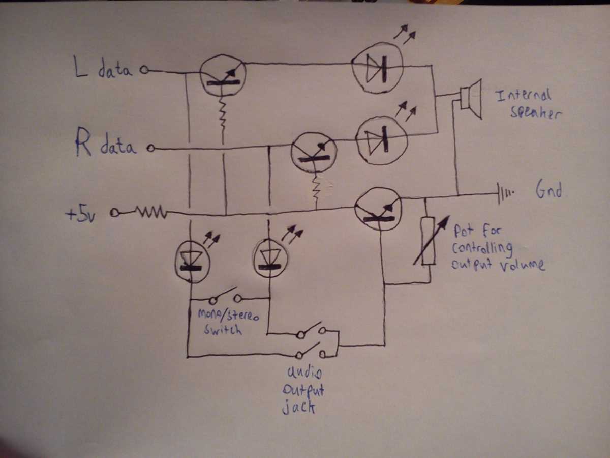 earphone schematic diagram