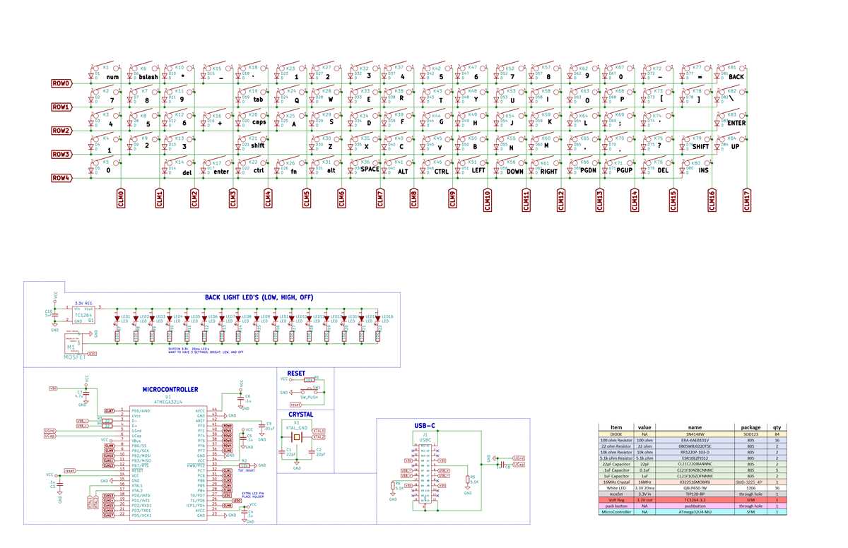 usb keyboard circuit diagram