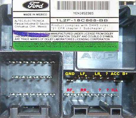 2002 ford expedition radio wiring diagram