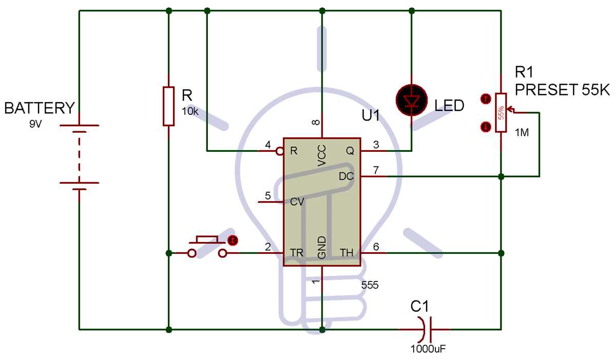 simple on delay timer circuit diagram