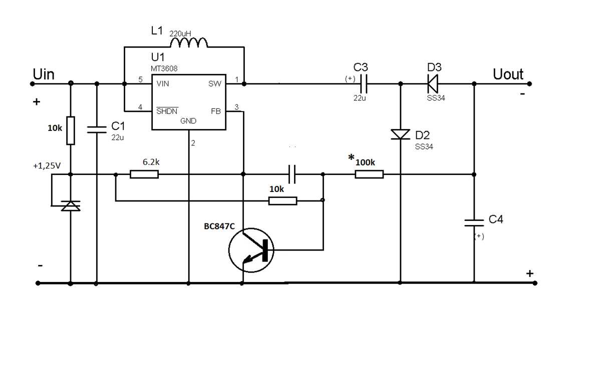 mt3608 circuit diagram