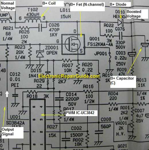 crt monitor schematic diagram