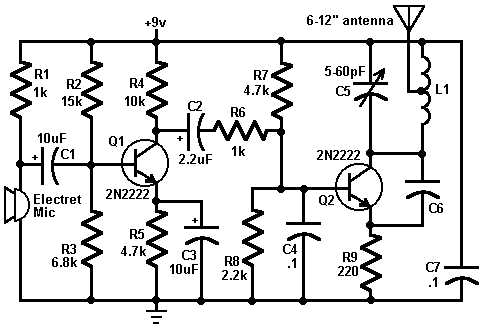 2 km fm transmitter circuit diagram 2 km fm transmitter circuit diagram